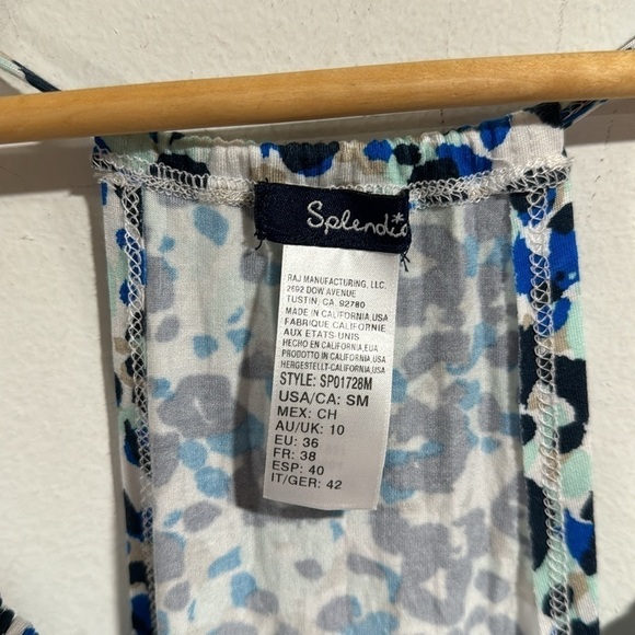 Splendid Print Cover-Up Dress small medium NEW animal print leopard adjustable - Picture 4 of 4